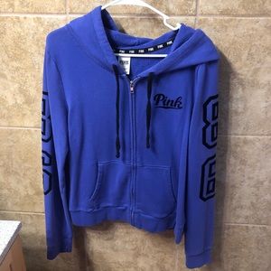 Purple Victoria’s Secret PINK zip hoodie